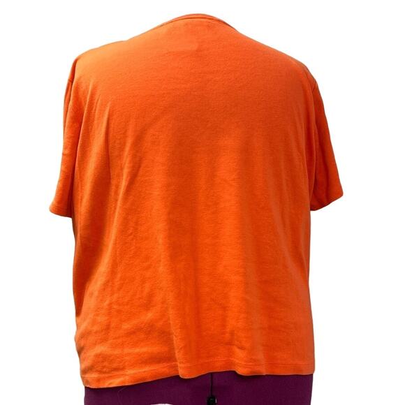 Hand Printed Womens 3X Upcycled June Pride Month Rainbow Equality Crew Neck Tee - Picture 4 of 5